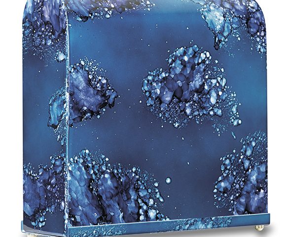 URNA BAULETTO BLU ONICE - Gesa Impresa Funeraria Internazionale