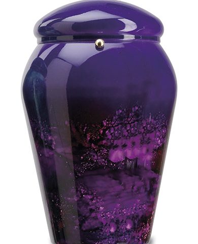 URNA SVASATA VIOLA - Gesa Impresa Funeraria Internazionale